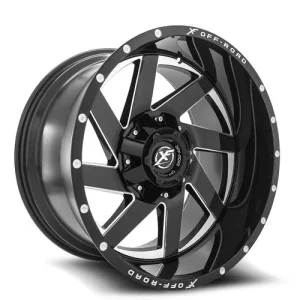XF Off-Road – XF-205 – Black – 20″x10″ -12mm – Summer Wheels – XF-205201061351397-12GBML